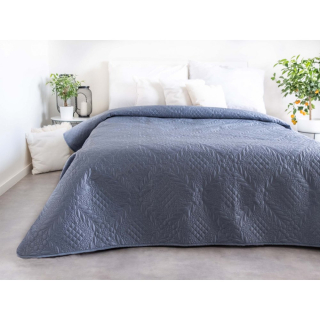 Alum - Luxusní přehoz na postel – modrošedý 220 × 240 cm