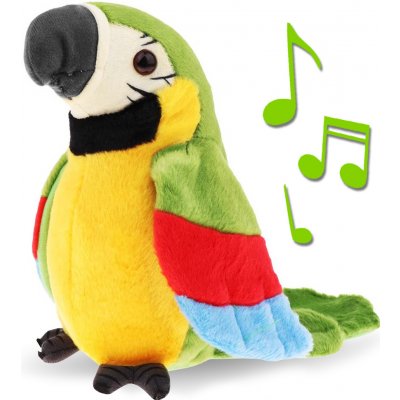 FunPlay - Interaktivní mluvící papoušek - zelený