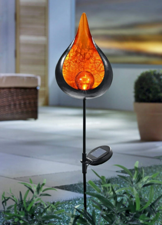 Kynast - Dekorativní zahradní solární LED lampa - tvar kapky
