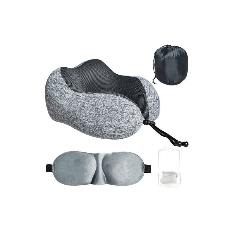 Xtrobb - Kompletní cestovní sada: polštář + maska na oči + špunty do uší
