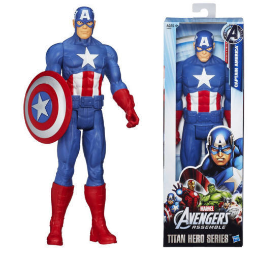 Hasbro - Marvel Avengers- Titan Figurka Captain America A4809E27
