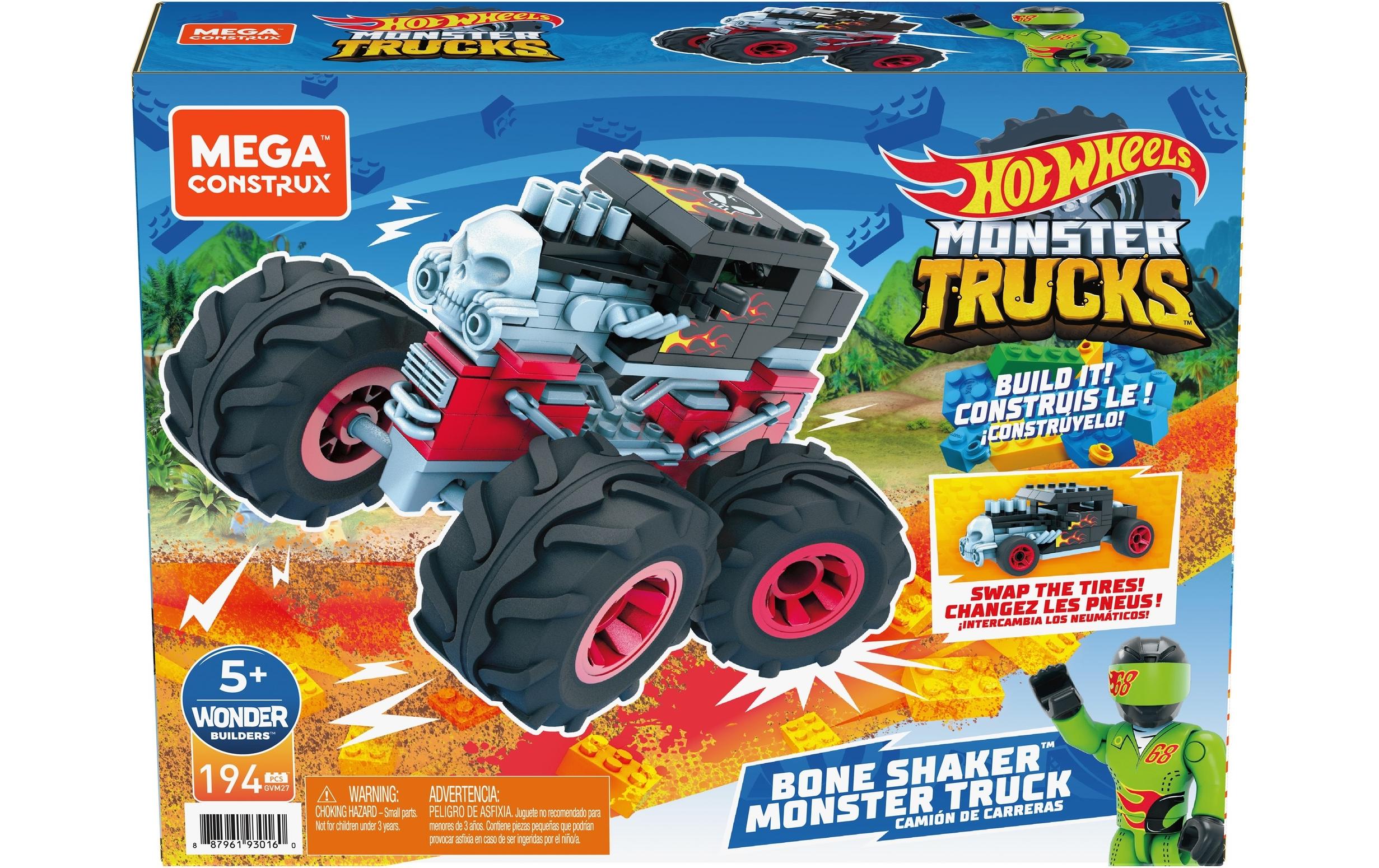 Mattel - MEGA Hot Wheels Monster Trucks Bone Shaker Crash Set 151 dílků