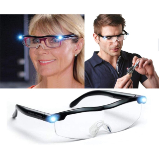 Alum - Zvětšovací brýle s LED světlem