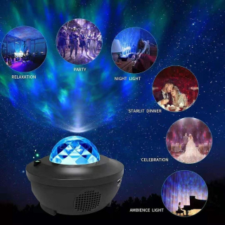Alum - LED projektor noční oblohy se zvuky
