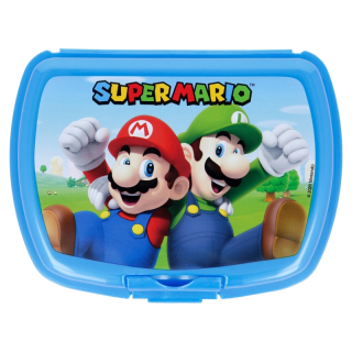 Stor - Dětský box na svačinu Super Mario - modrý