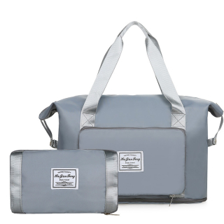 Alum - Cestovní skládací taška s velkým úložným prostorem - šedá