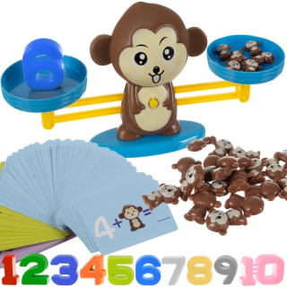 Kruzzel - Vzdělávací hra opice - balanční škála